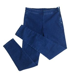 H&M Blue Side Zip Skinny Jeans Size 6